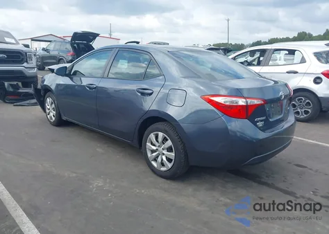 2015 Toyota Corolla Le из США, поврежденный, VIN 2T1BURHE4FC236666